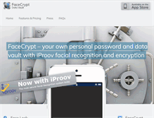 Tablet Screenshot of facecrypt.com